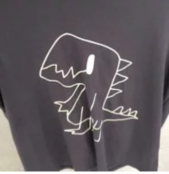 [S] SJYP DINOSAUR PRINTED T-SHIRT, NAVY, PW2C1TTOA13W-NY (SZZ38)