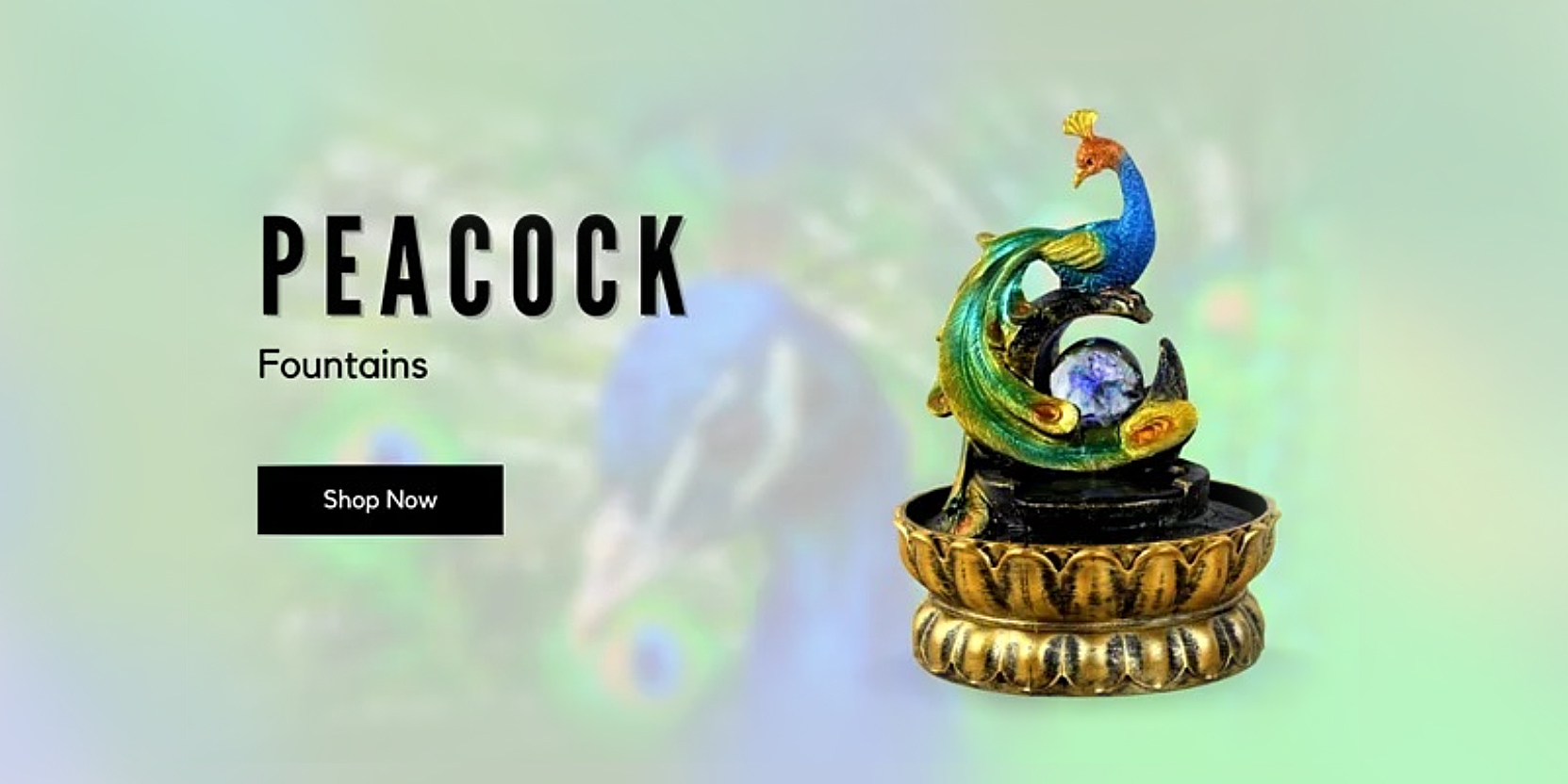 Peacock Fountains