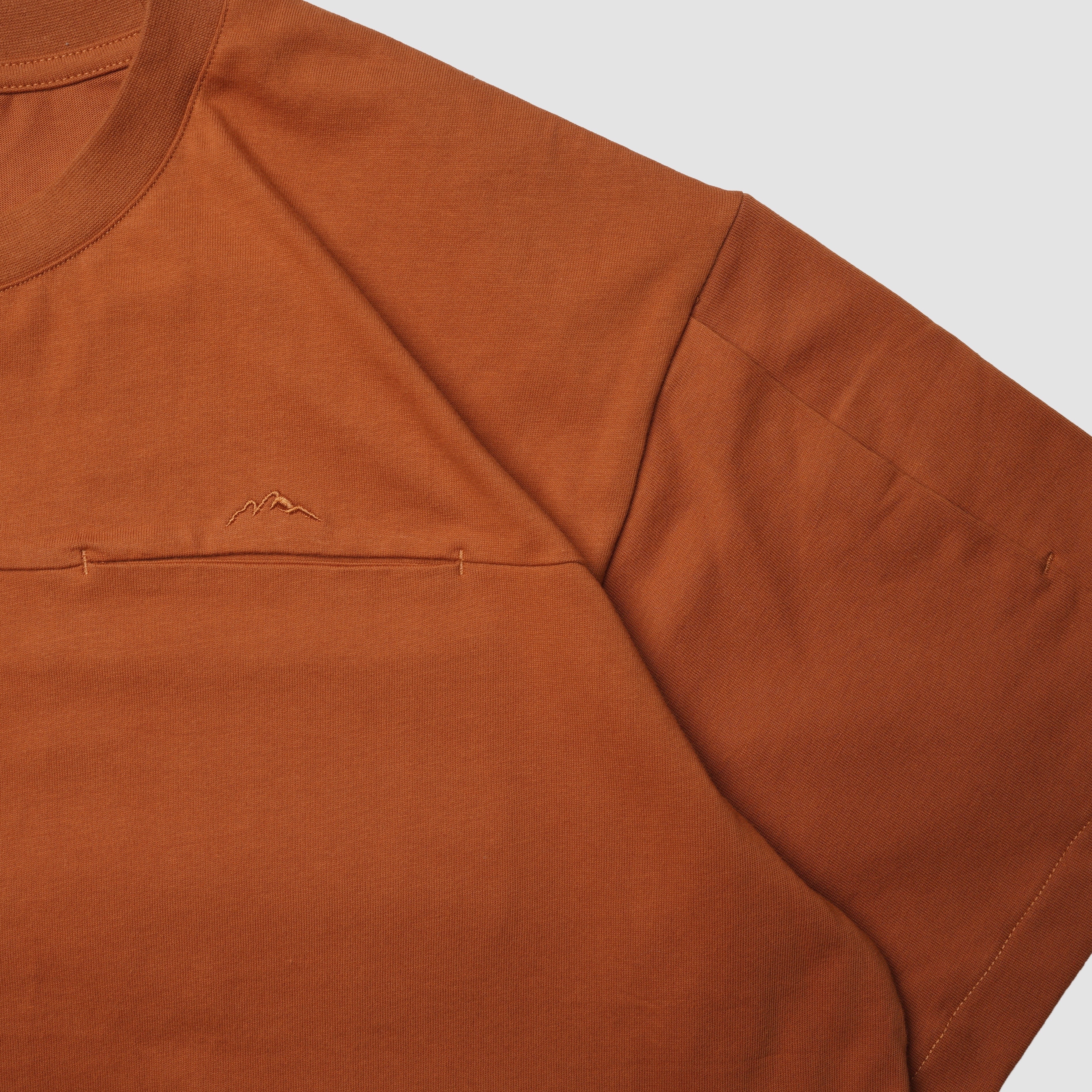 P.B.P - Multi-Pockets Tee - Dark Orange