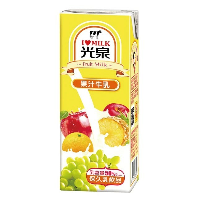 【光泉】牛乳系列 6入/組  (果汁/麥芽/巧克力/高鈣) 200ml
