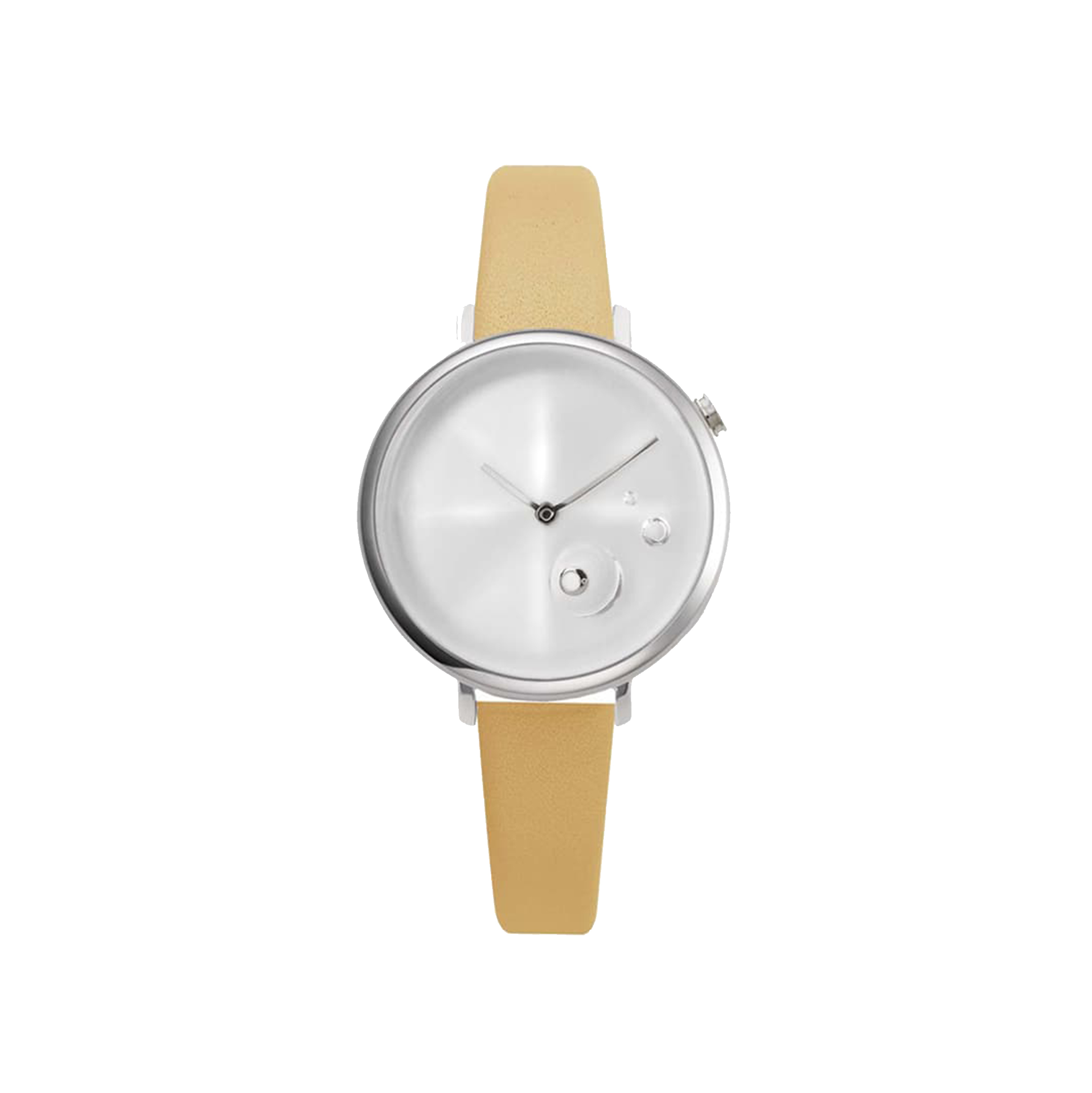 TACS Ice Bubble 氣泡小秒針 女裝 皮帶錶 TS2203C