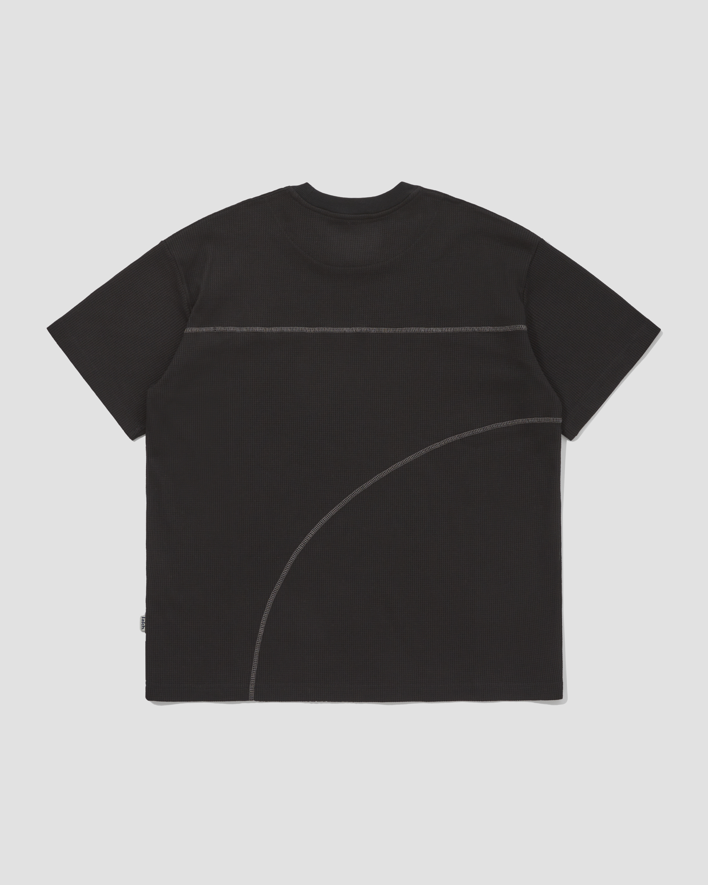 [現貨] LAKH SS22 Waffle Stitched Tee Black