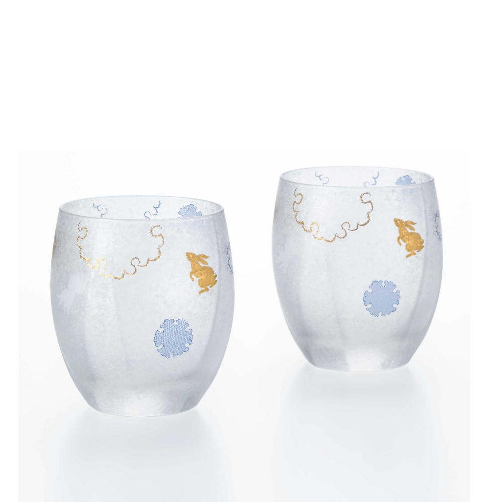 ADERIA 雪兔雙入杯禮盒組-345ml