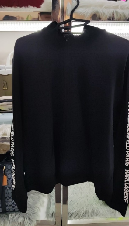 [S] KARL LAGERFELD CASUAL JACKET, BLACK, L9PE7021-BLK (SKL278)