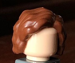 Lego 38798 Hair Short and Bushy, Parted on Left