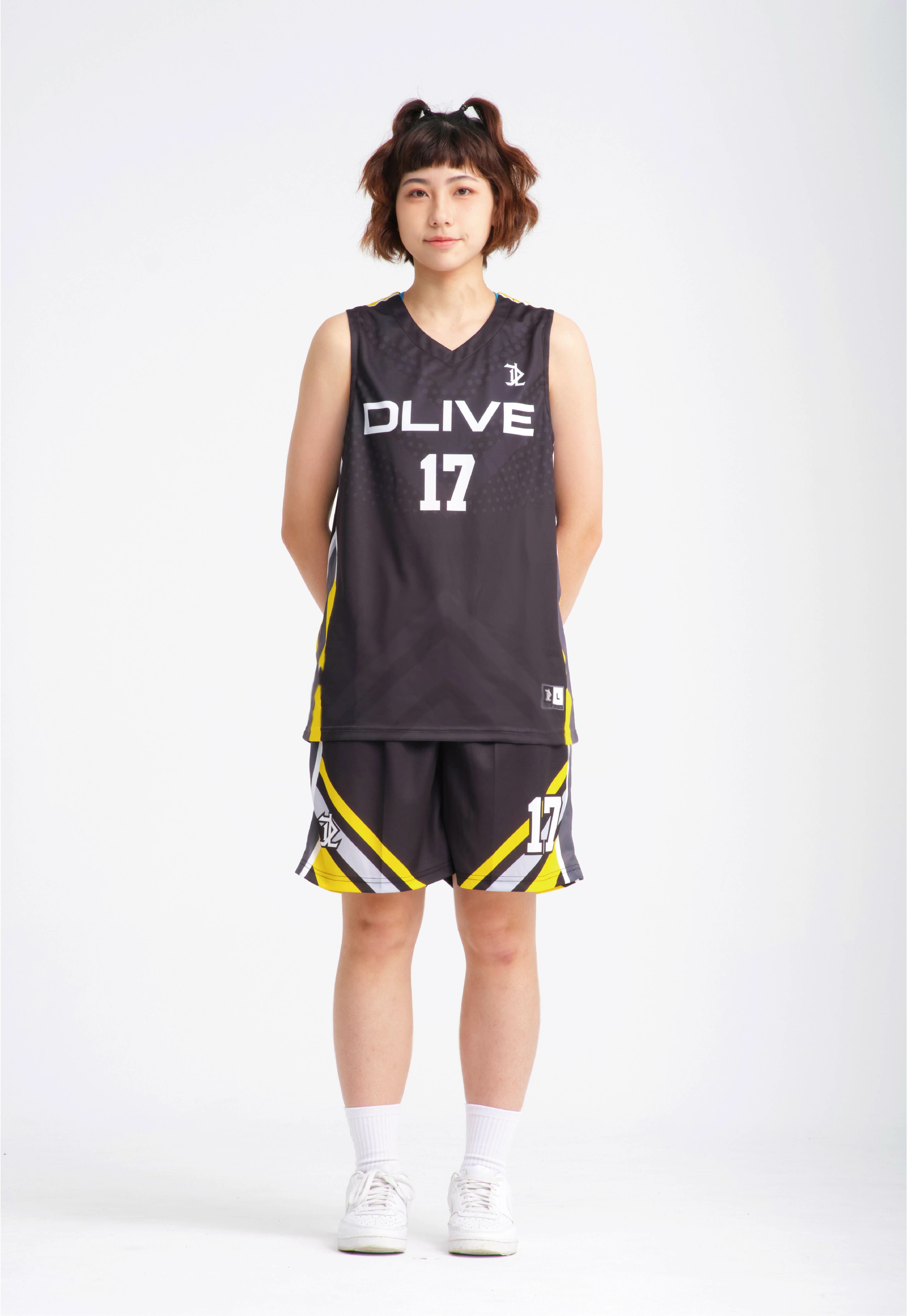 單面昇華V領籃球服 - 平行時空