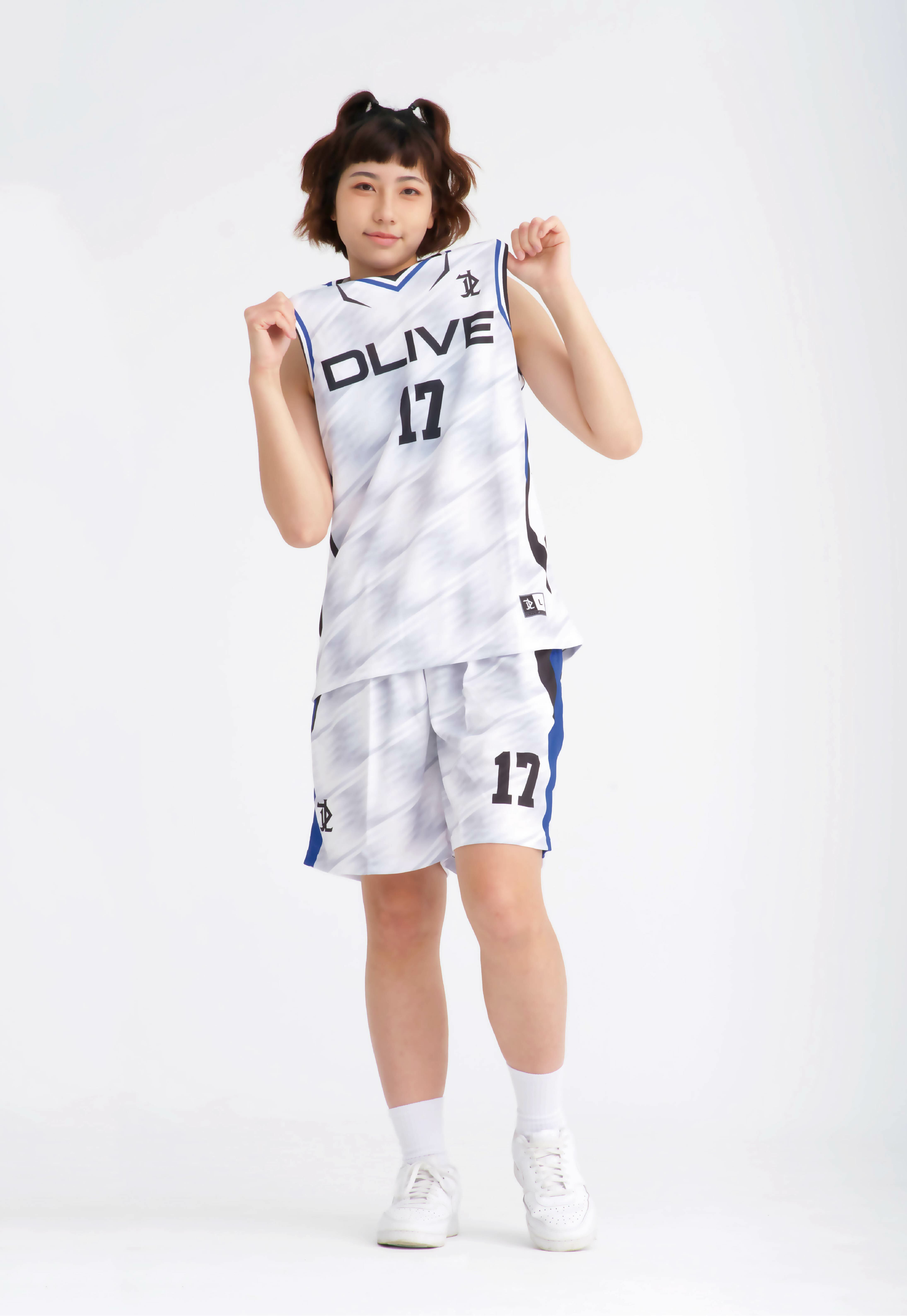 單面昇華V領籃球服 - 爆裂