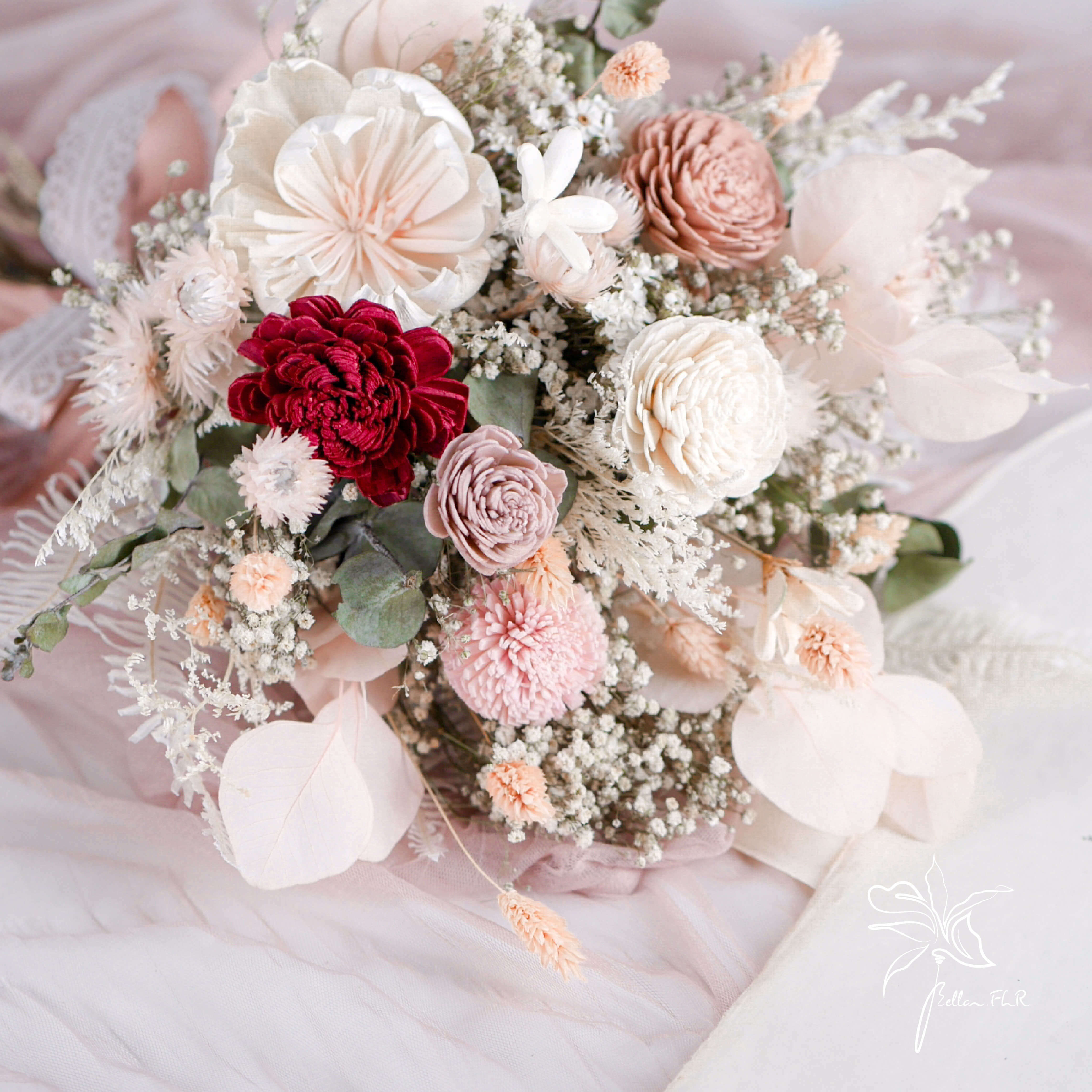 新娘捧花+新郎胸花 2件組