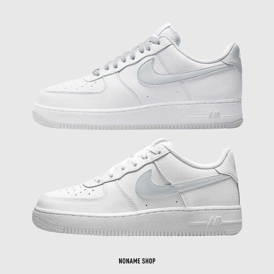 NIKE Air Force 1 薄霧灰 (男款/GS 大童)