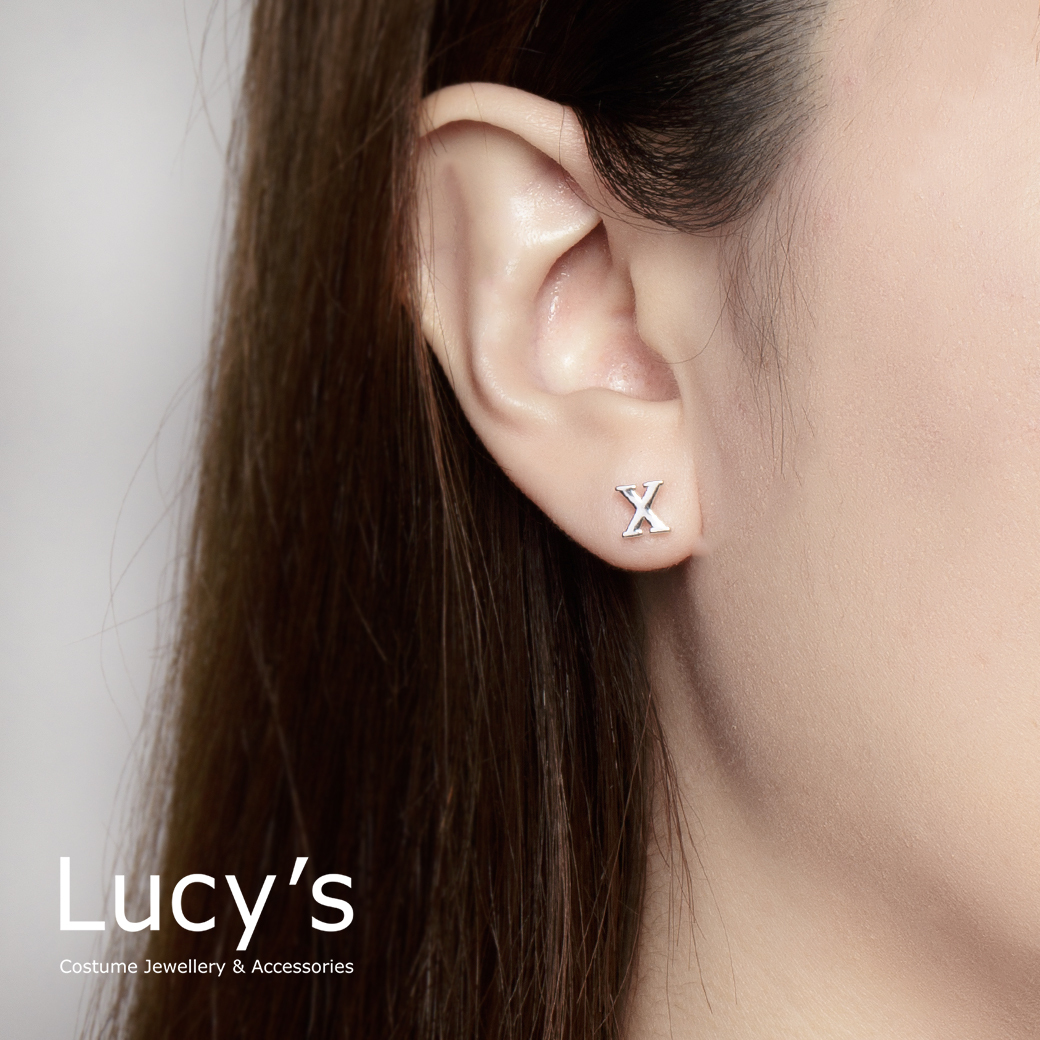 純銀字母系列 | 925純銀 X 單支耳環 (95879)