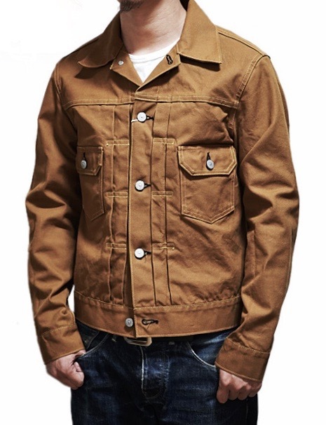 SUGAR CANE 13oz. BROWN DUCK JACKET 1953 MODEL
