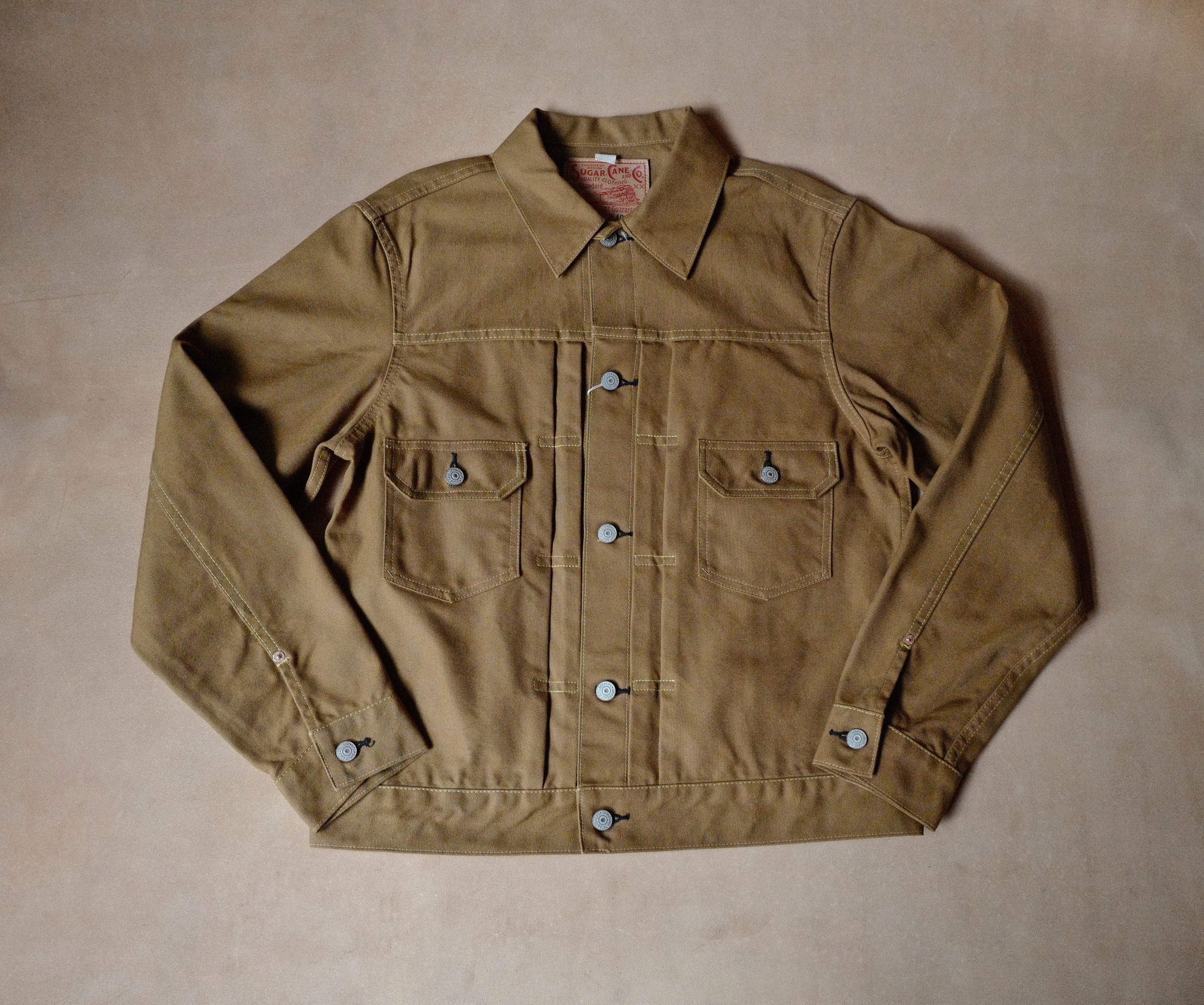 SUGAR CANE 13oz. BROWN DUCK JACKET 1953 MODEL