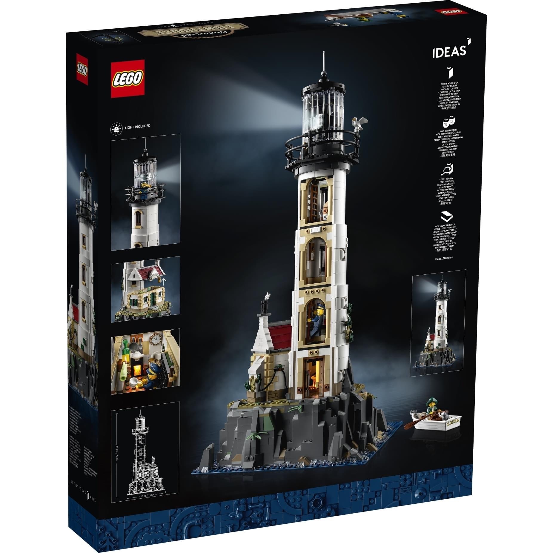 [飛米樂高積木磚賣店] LEGO 21335ＩＤＥＡＳ 電動燈塔