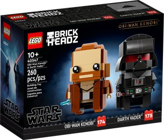 LEGO 40547 Obi-Wan Kenobi™ & Darth Vader™ (Brickheadz)