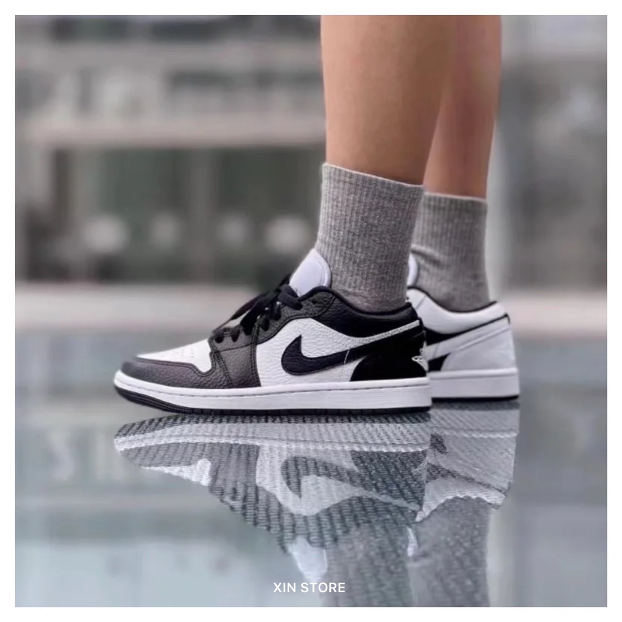 Nike Air Jordan1 Low Homage White Black 低筒陰陽黑白
