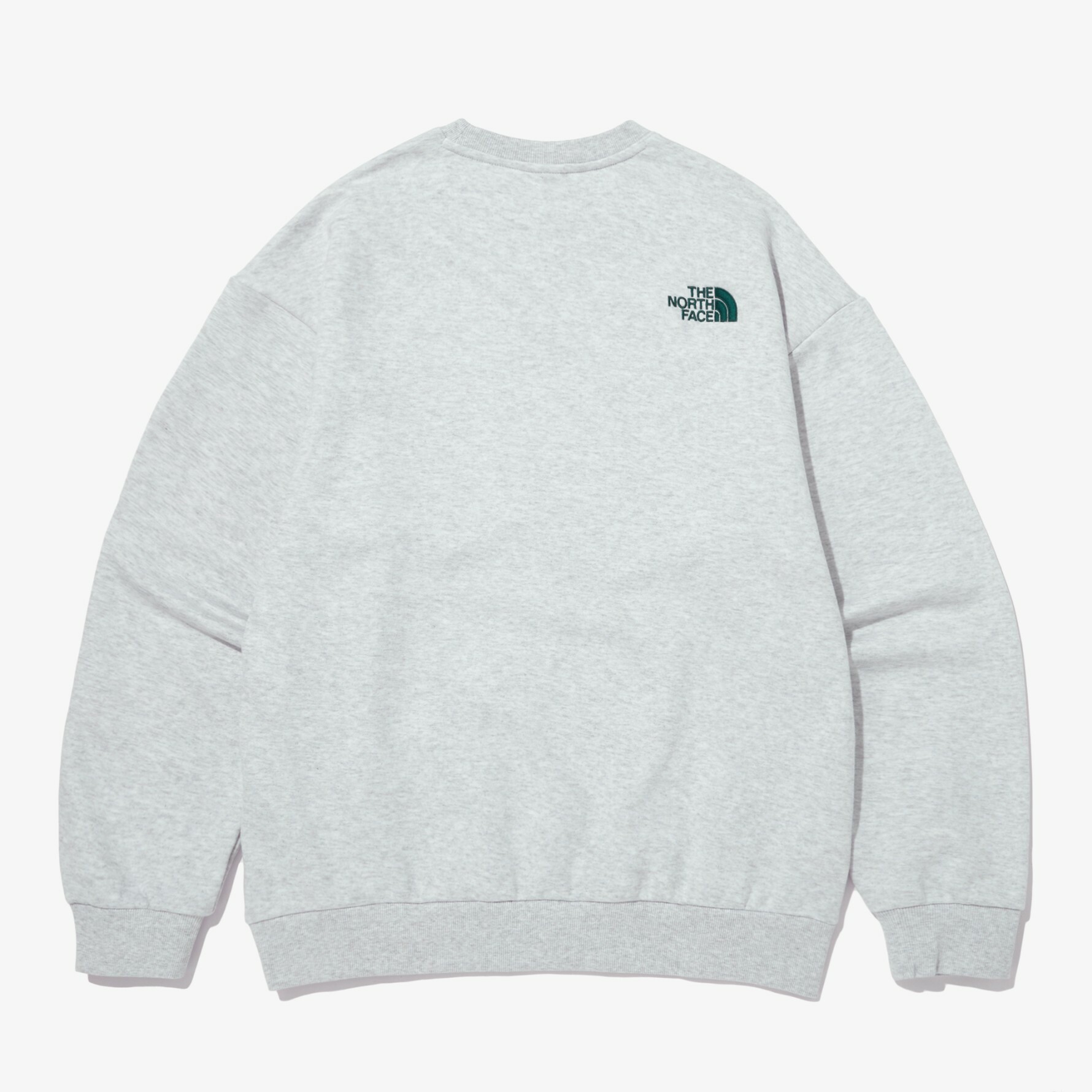 THE NORTH FACE BIG LOGO EX 長袖 衛衣 大學T 灰綠 NM5MN61C