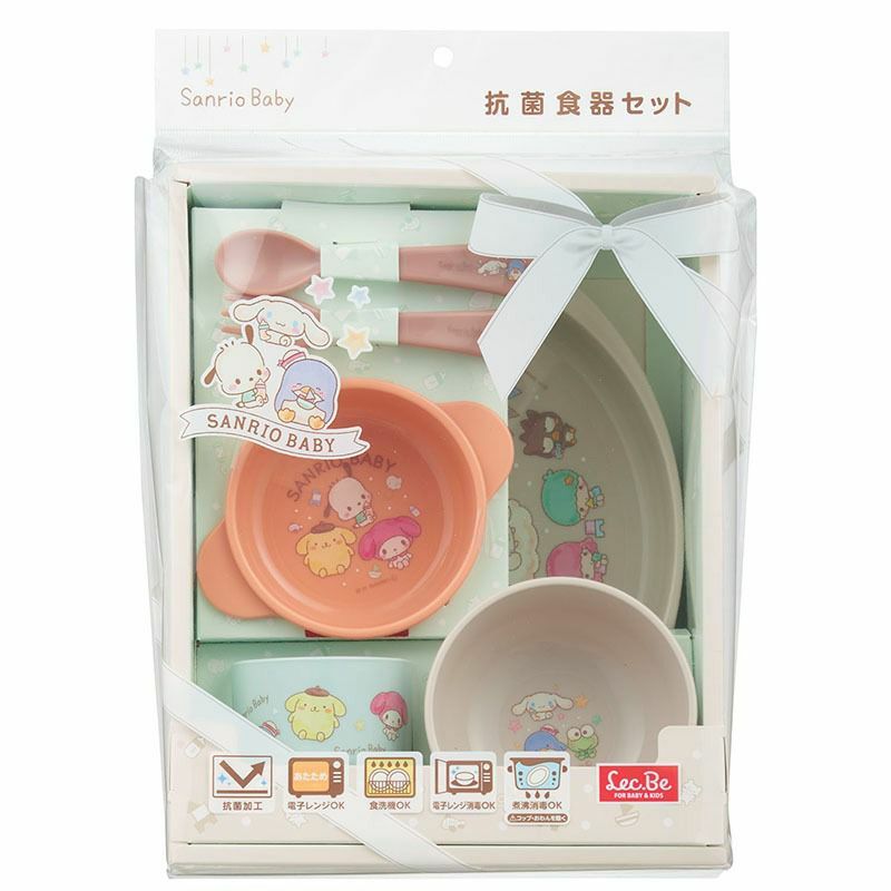 日本Sanrio Baby 抗菌嬰幼兒餐具套裝