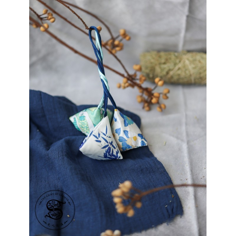 招財藍色鼠尾草香包 活躍停滯不前的心態 顯化真正需要的物質