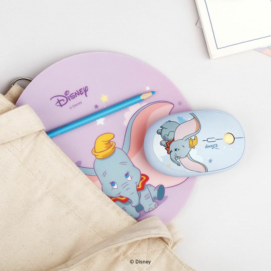韓國Royche x Disney小飛象無線滑鼠/滑鼠墊