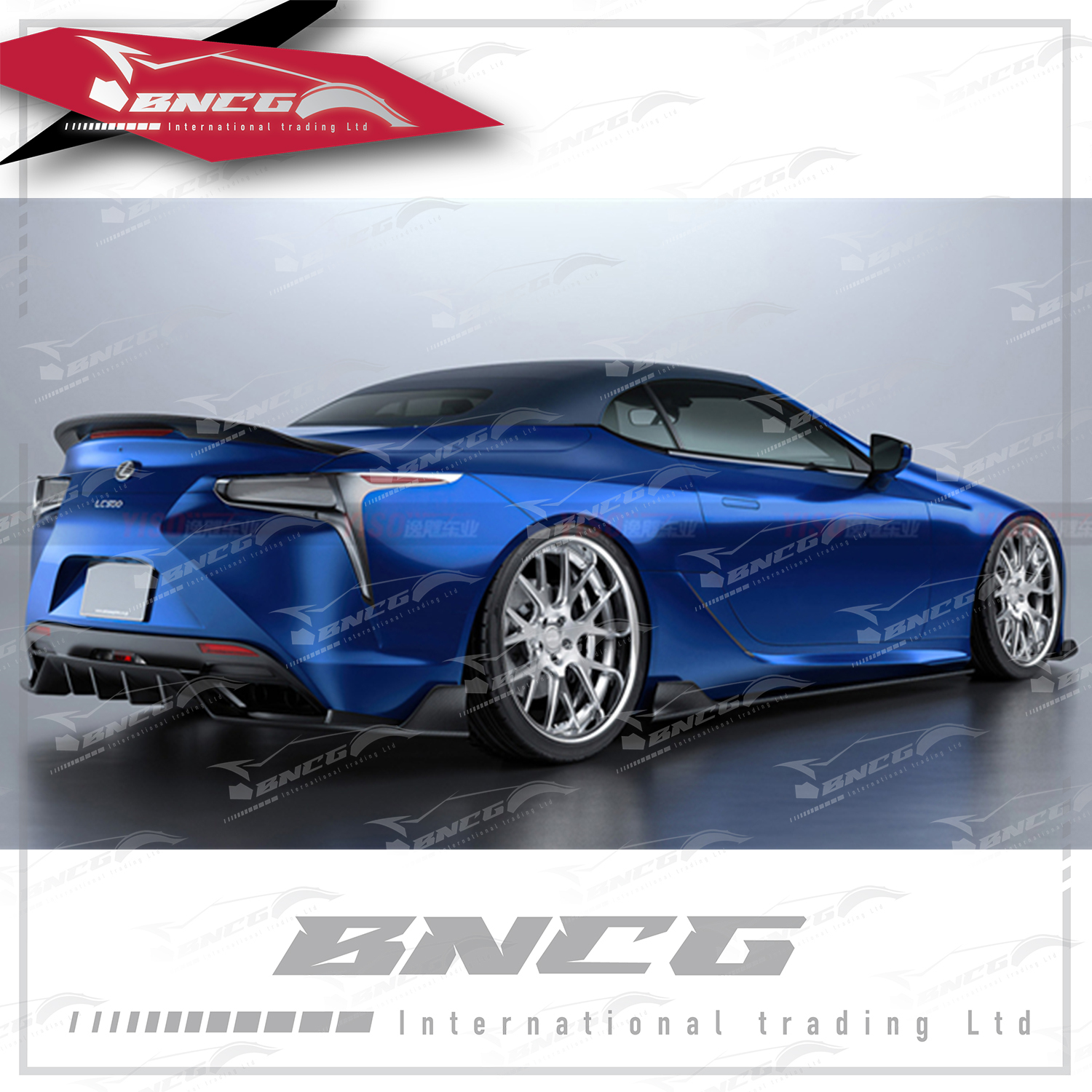 凌志 Lexus LC 改裝 碳纖維 外觀件 空力套件 ARtisan款 側裙 側定風翼