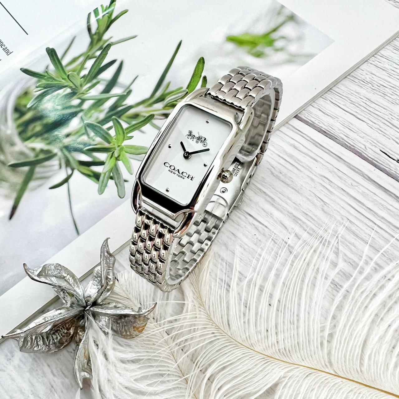 【COACH】經典馬車方形腕錶 CO14504041 20mm 現代鐘錶