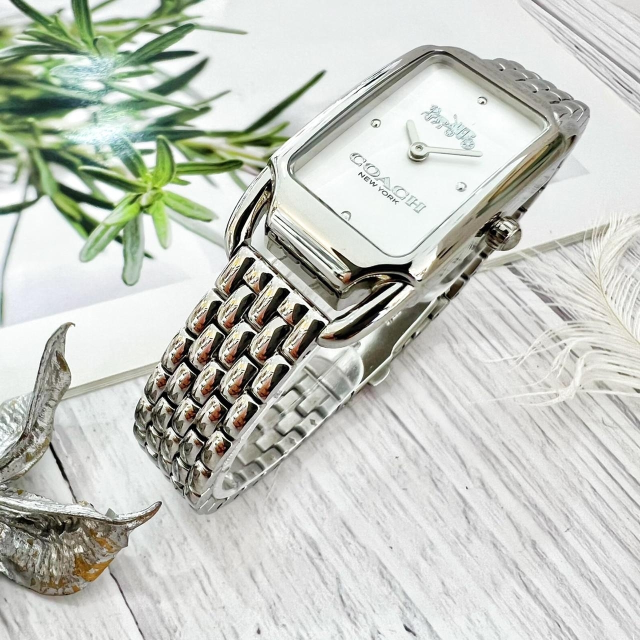 【COACH】經典馬車方形腕錶 CO14504041 20mm 現代鐘錶