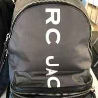 [S] MARC JACOBS M0016409 LOGO PRINT BACKPACK,DARK GREY, M0016409-DARK GREY (SMJ36)