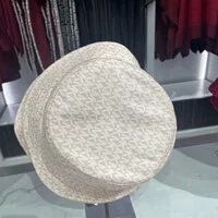 [S] MICHAEL KORS JF200016G3 ALLOVER MONOGRAM PRINT BUCKET HAT,POWDER BLUSH, 196163417073 (SMK138)