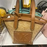[S] MICHAEL KORS 35T2G7KT5W KIMBER SM 2IN1 ZP TOTE MSGR BAG, CUOIO, 196163293424 (SMK139)