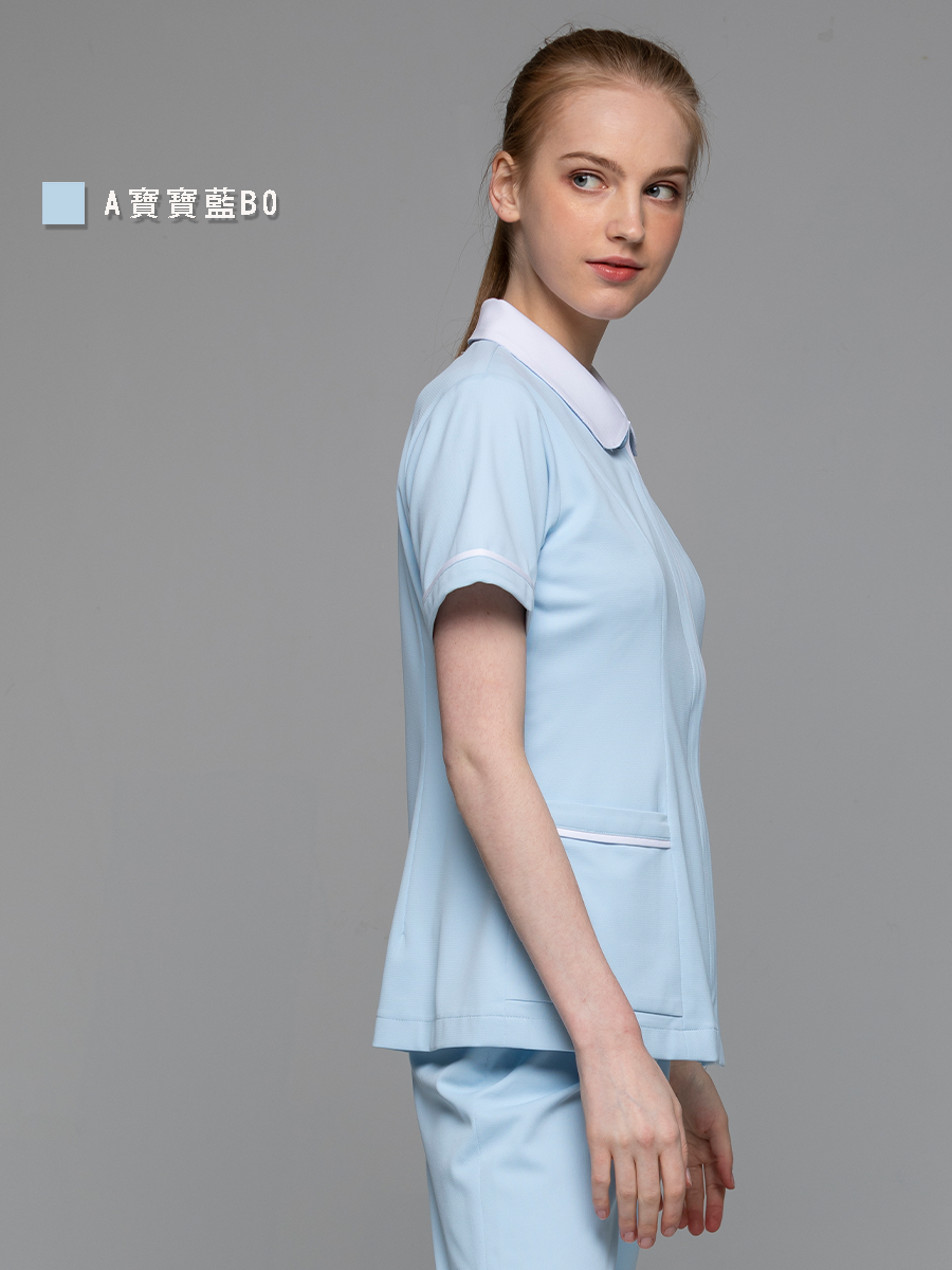 【 A222-B0 出清款】女護理褲裝-A科技布-寶寶藍