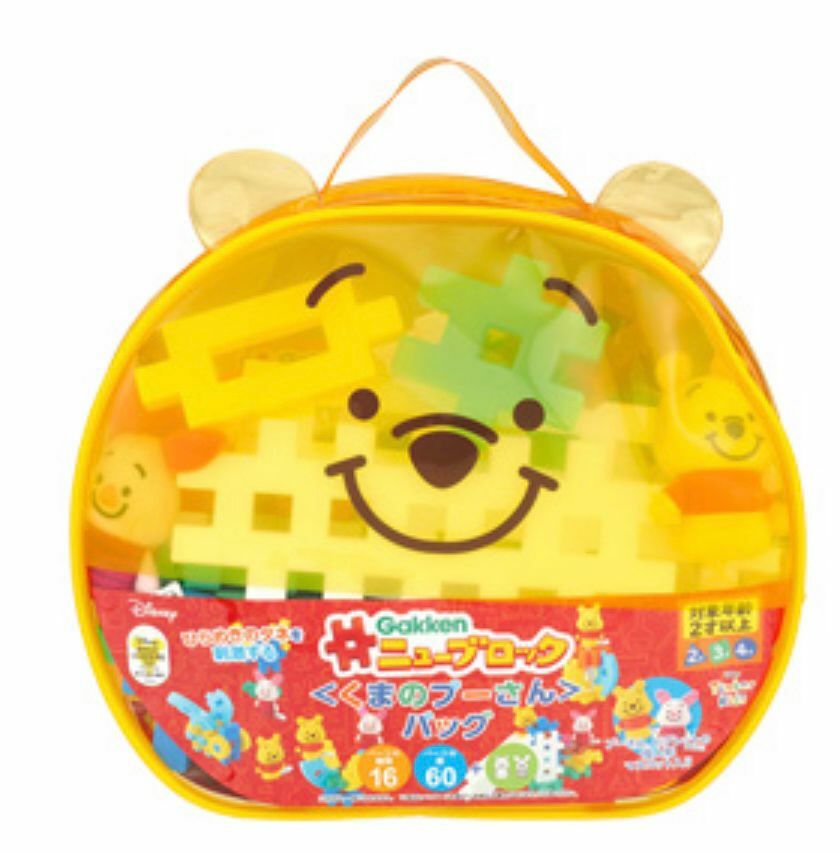 日本學研Gakken block - Winnie the Pooh積木磚塊