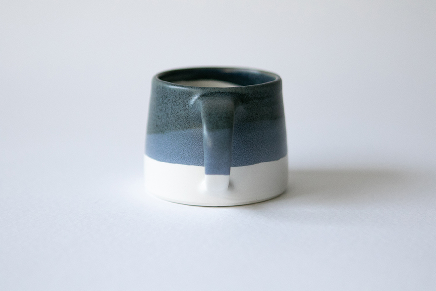 KINTO-SCS漸層馬克杯110ml(白/藍色)