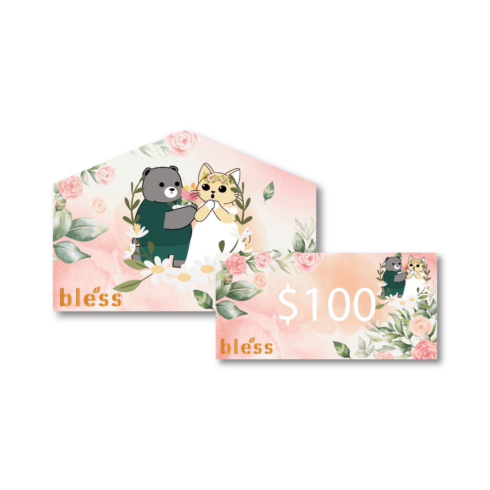 Bless新婚gift card ($100)