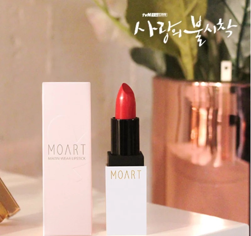 【MOART】韓國孫藝珍《愛的迫降》 天鵝絨絲絨霧面積木唇膏 #M3玫瑰色，順滑修唇紋玫瑰粉色很減齡～
