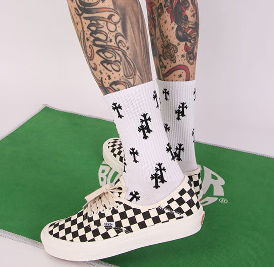 【SCSU079】十字架滿版設計長襪