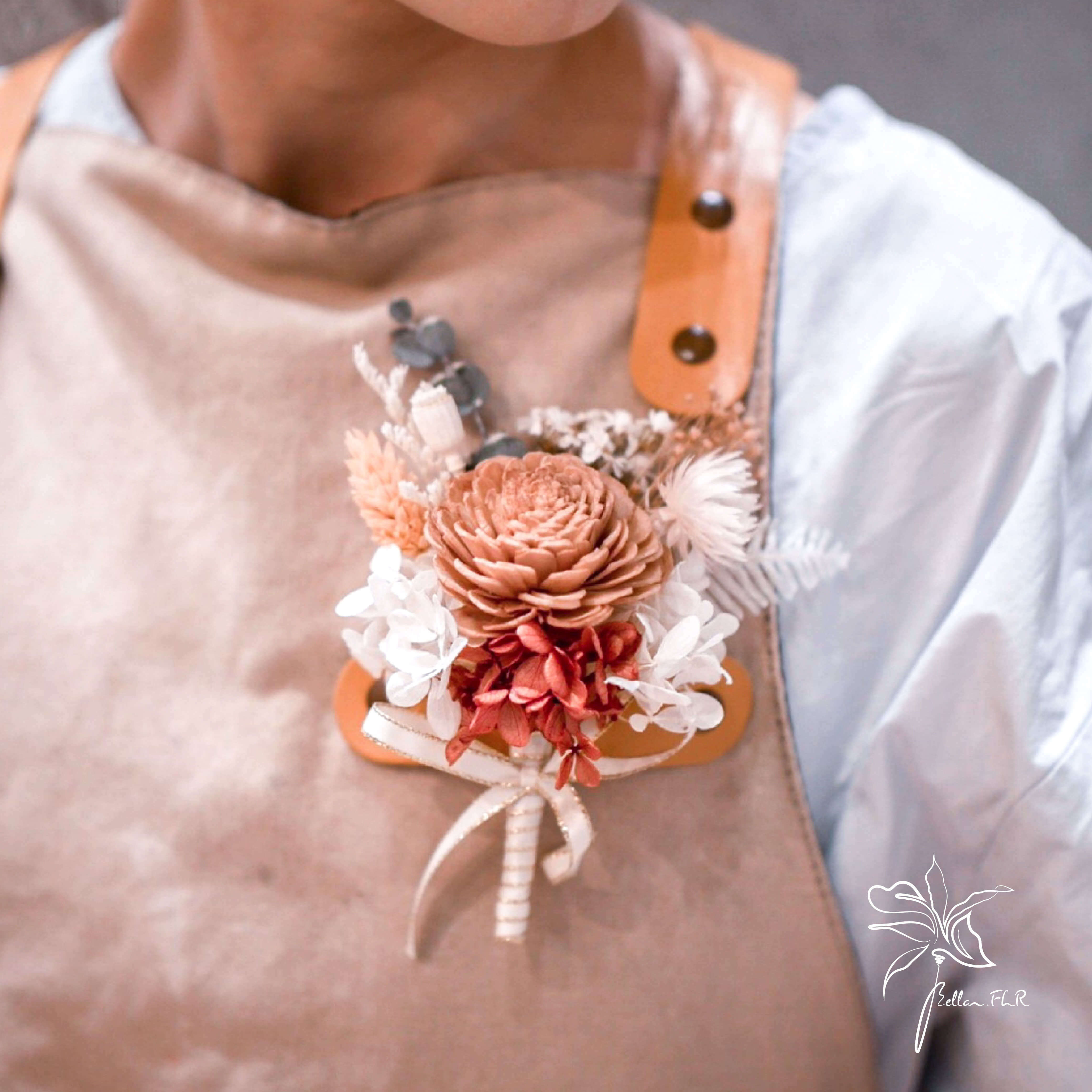 【花開時分】乾燥胸花