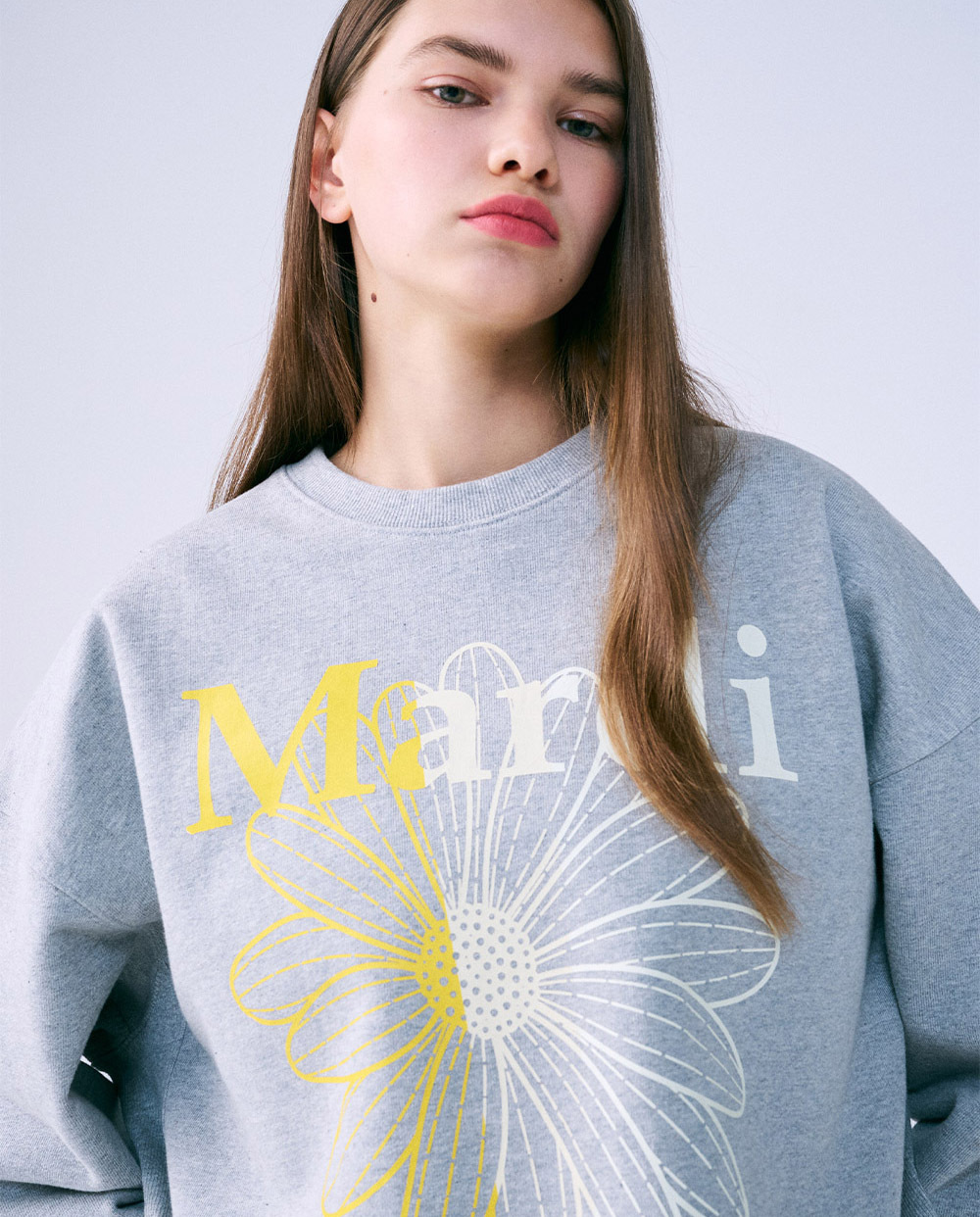 最安値に挑戦！ 【Mardi FLOWERMARDI Mercredi】刺繍SWEATSHIRT