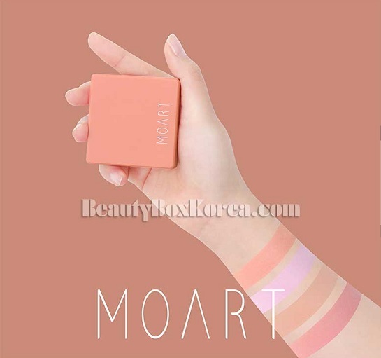 【MOART】韓國天鵝絨腮紅 #F1珊瑚色系 ︱減少出油同時不會乾燥
