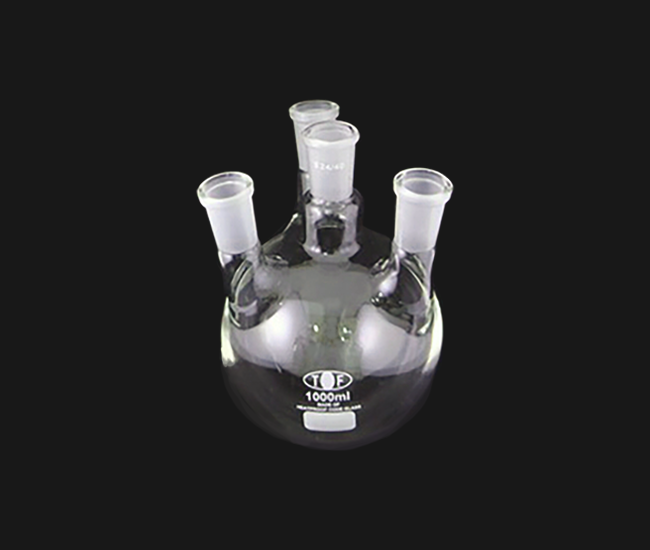 四口燒瓶-磨砂 (台製)