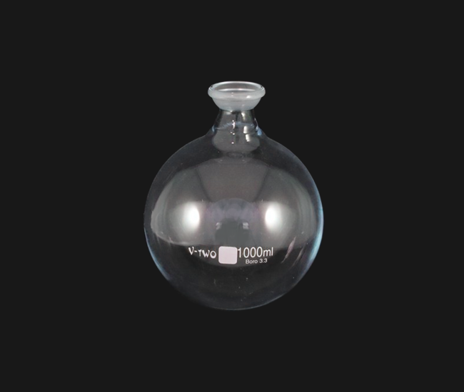 半球磨砂燒瓶 (台製)