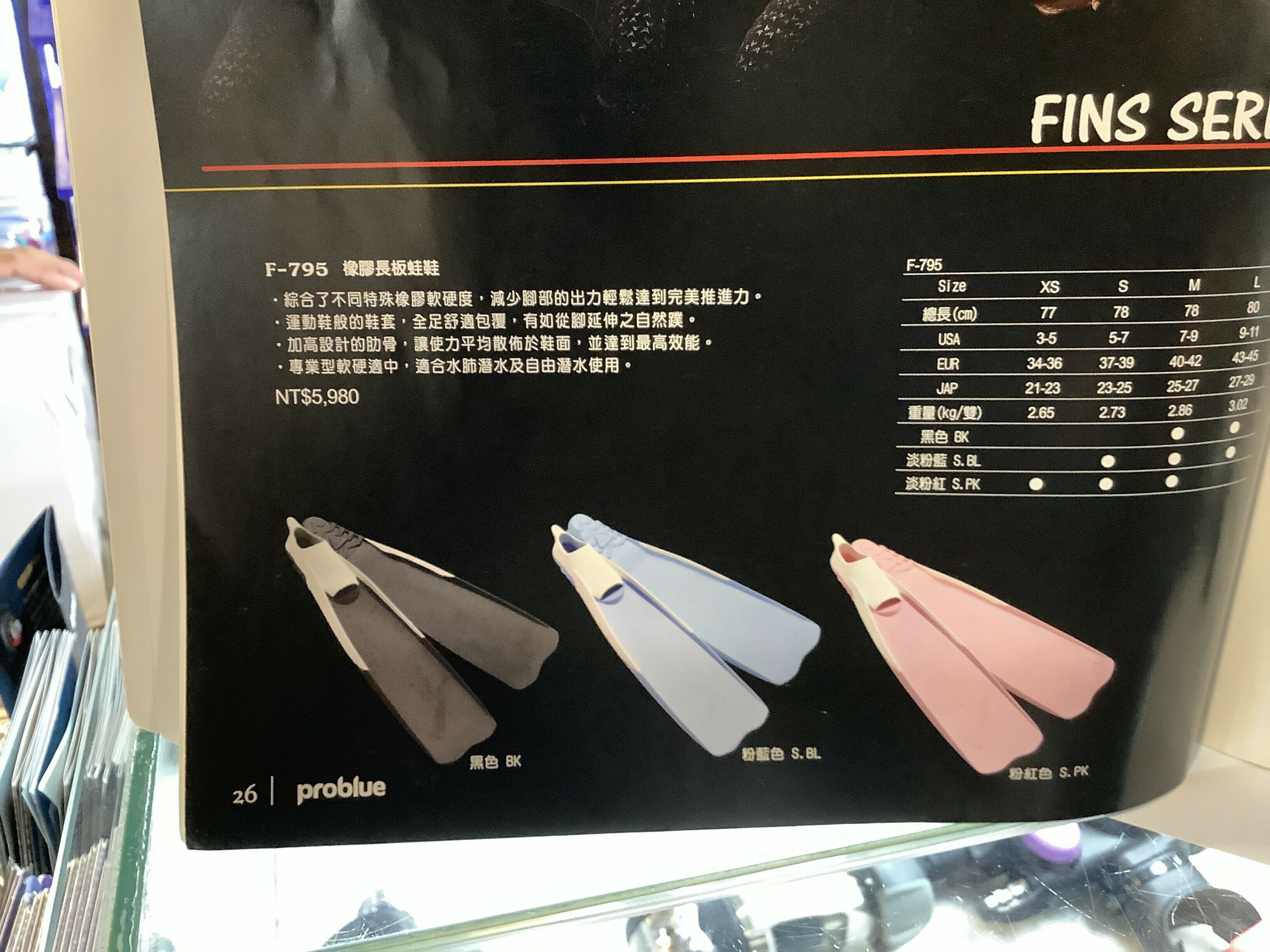 Problue 橡膠長版娃鞋 7980/