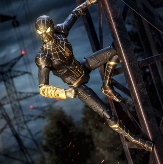 中動玩具 Marvel Studios 蜘蛛俠3 英雄無歸-黑金蜘蛛俠