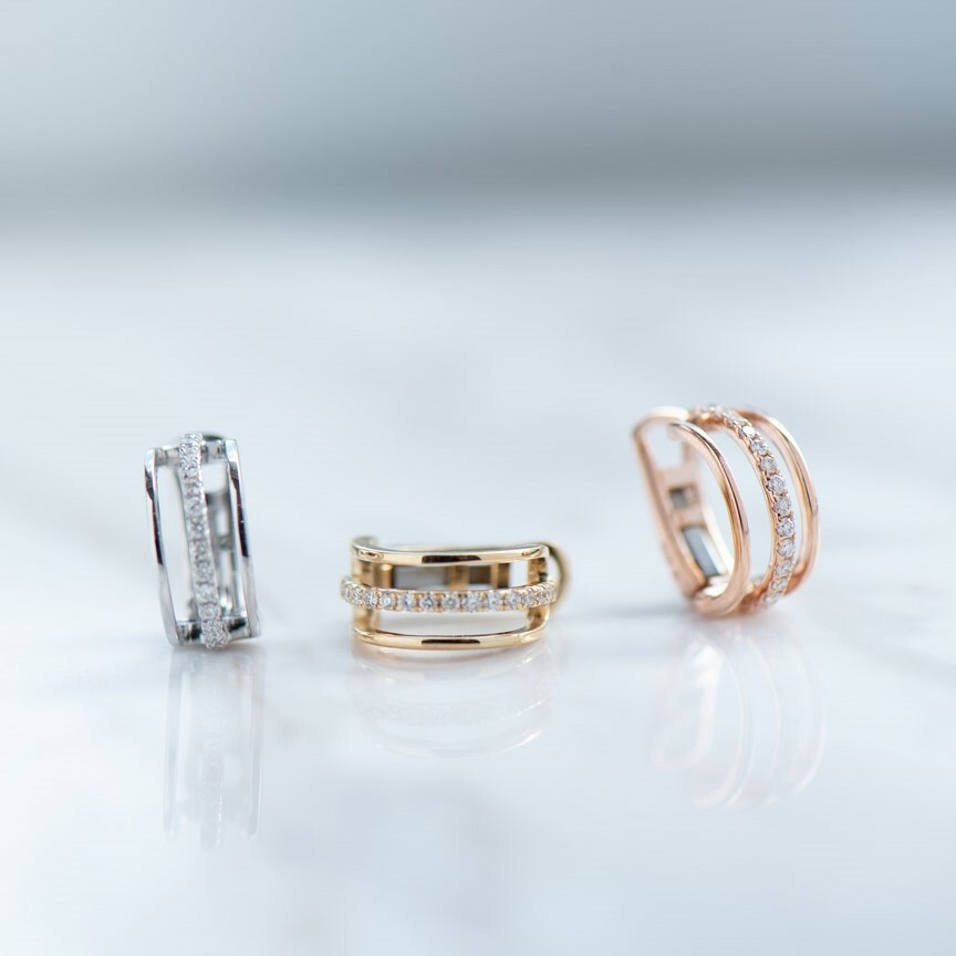 18K Diamond Ear Cuff