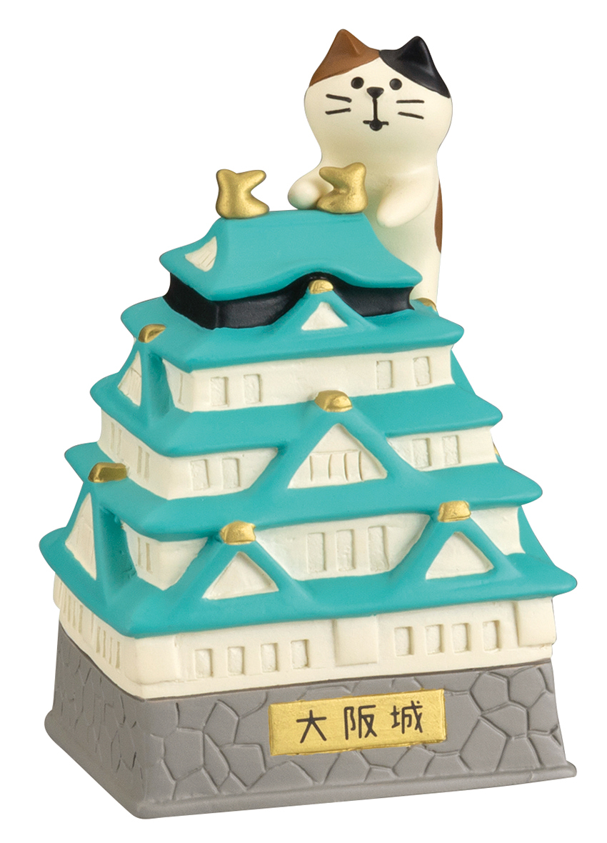 日本Decole Concombre系列 大阪城貓