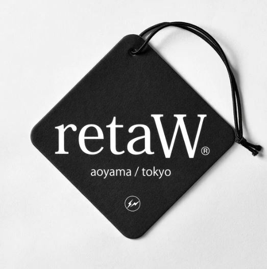 retaW car tag FRAGMENT LOGO 閃電 藤原浩 車用 香片 芳香 聯名 現貨 <2022AW補貨>