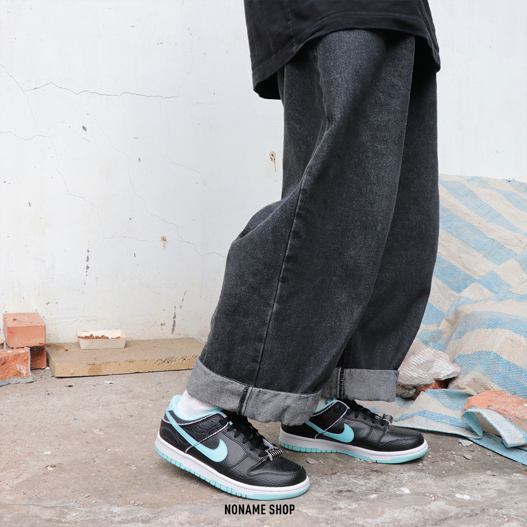 NIKE Dunk Low SE GS Barber Shop 大童 理髮霓虹燈 黑藍