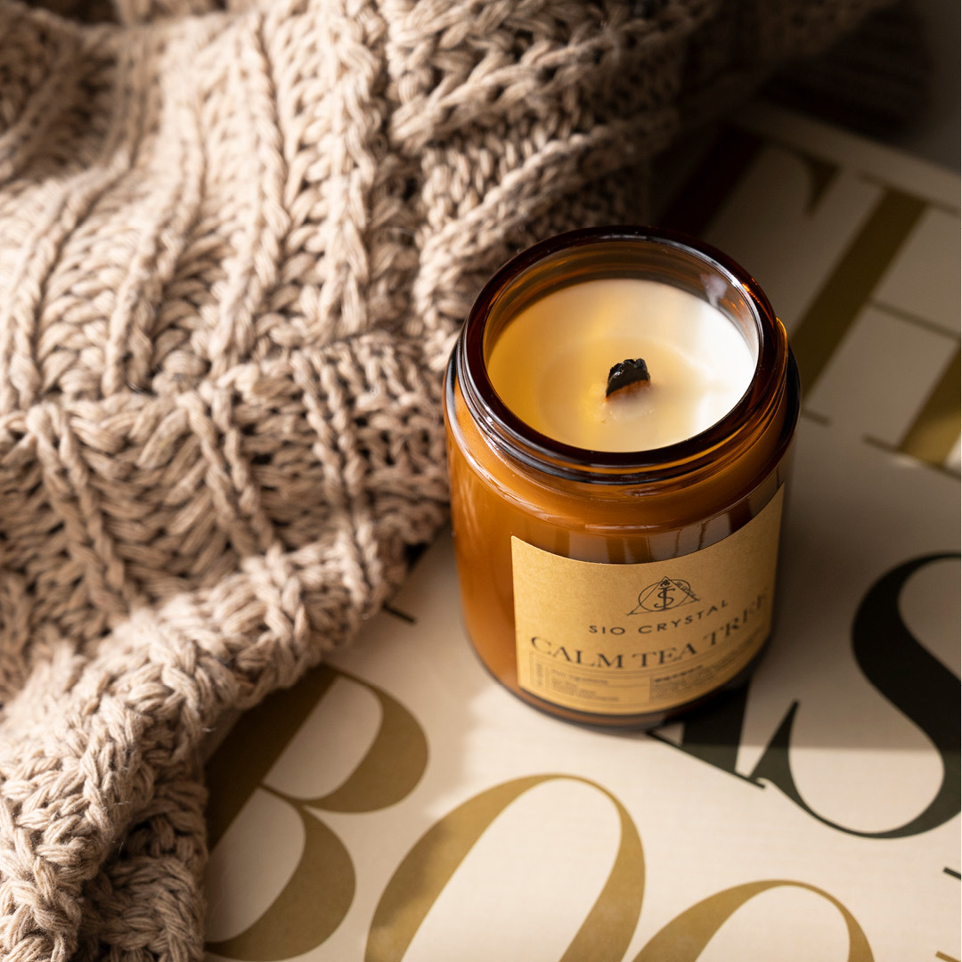 天然植物精油香氛蠟燭 (5種香調可選)