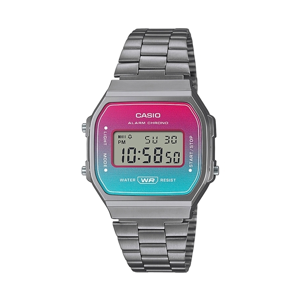 Casio A168WERB-2A Graduated Hues Digital Vintage Watch