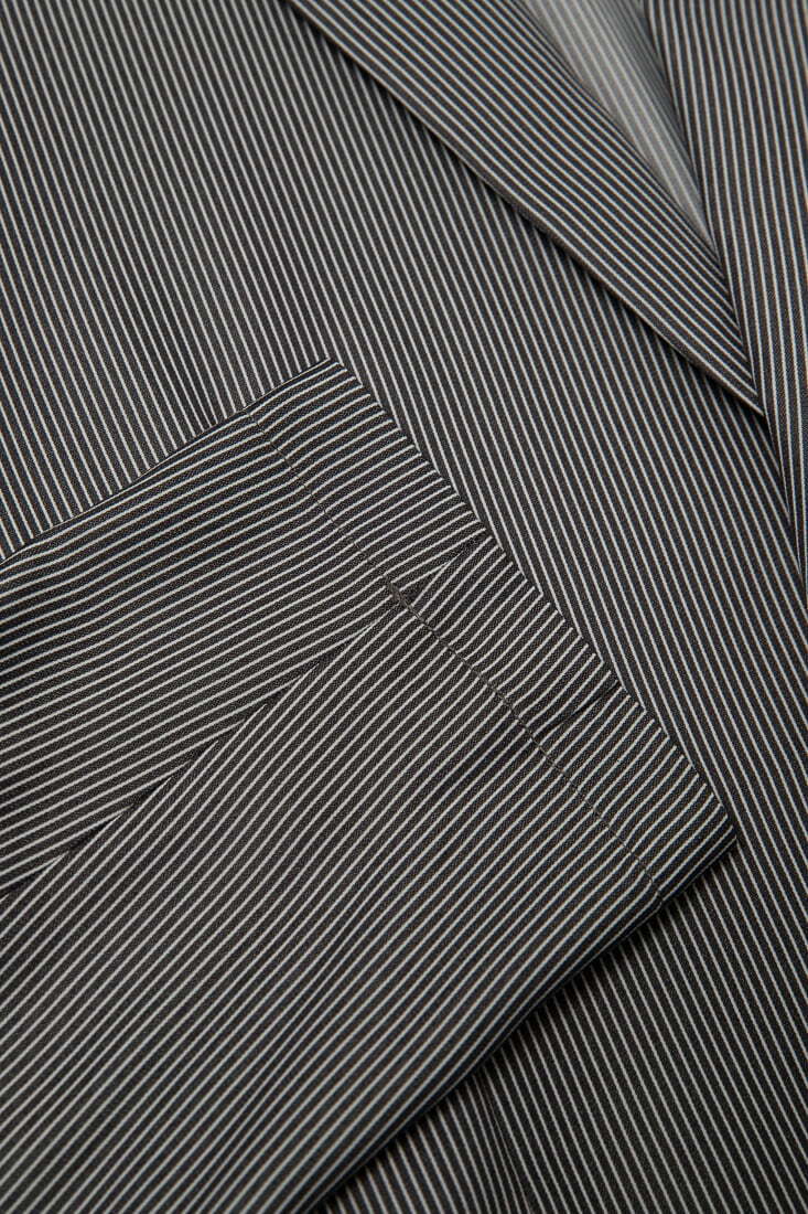 卡其西裝外套男正裝-排扣設計