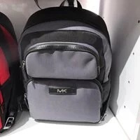[S] MICHAEL KORS 37U1LKSC5U KENT SPORT UTILITY POCKET BACKPACK,GRYHOUND/BLACK, 194391565702 (SMK161)